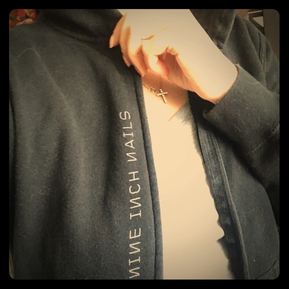 nine inch nails hoodie h&m